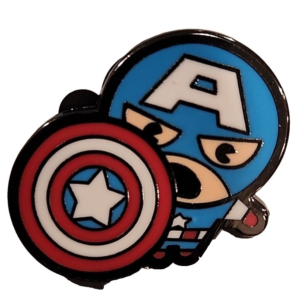 Disney Trading Pin CAPTAIN AMERICA Marvel Kawaii Mystery Collection 2015 109954